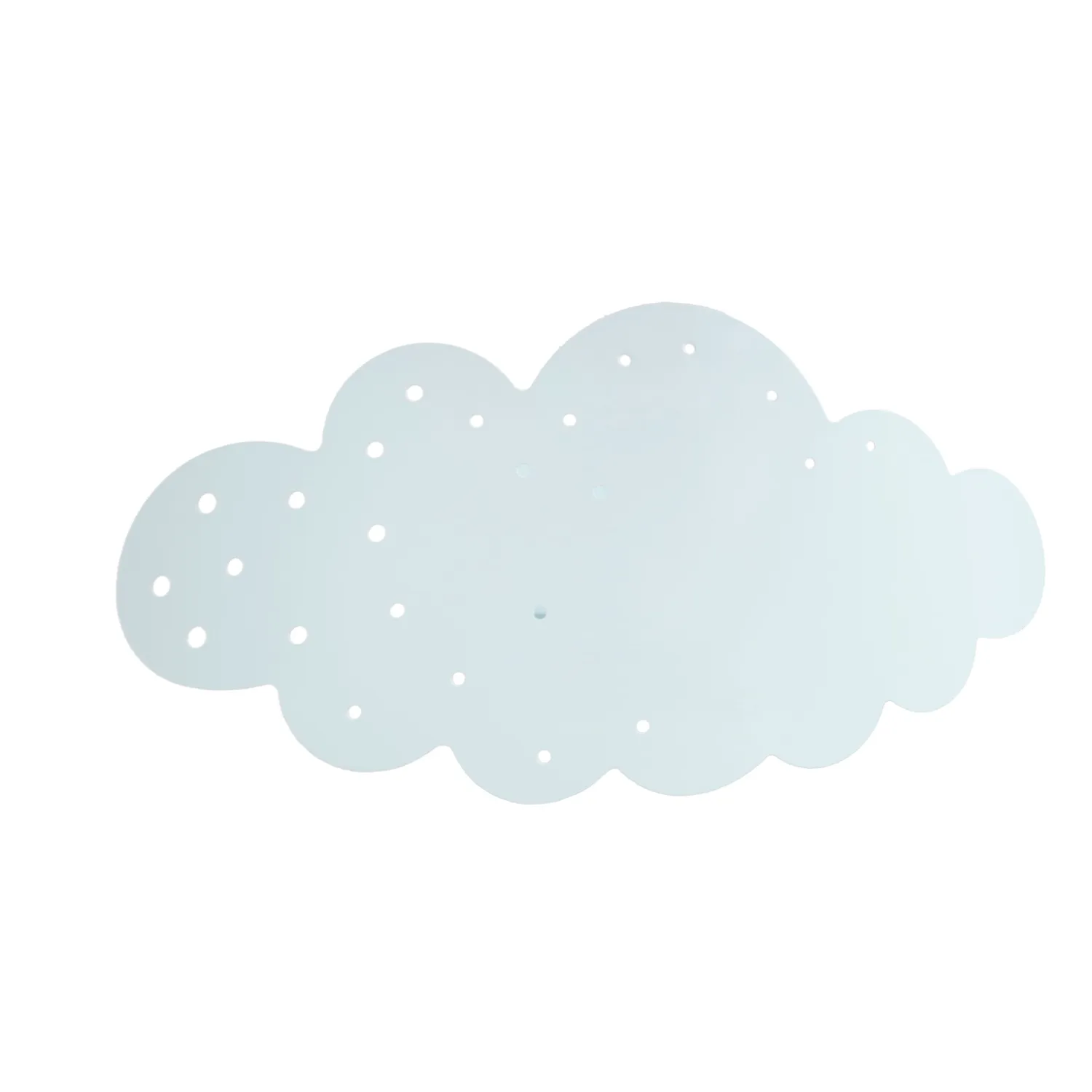 Tosel Nuage Applique Nuvola Bianca 34x9 cm Metallo