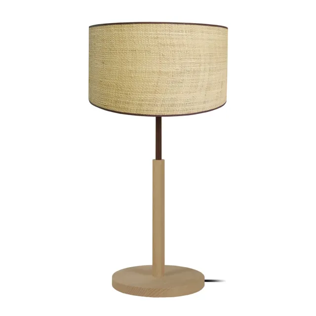 Tosel Calicut Colonna lampada tavolo 30x54cm crema