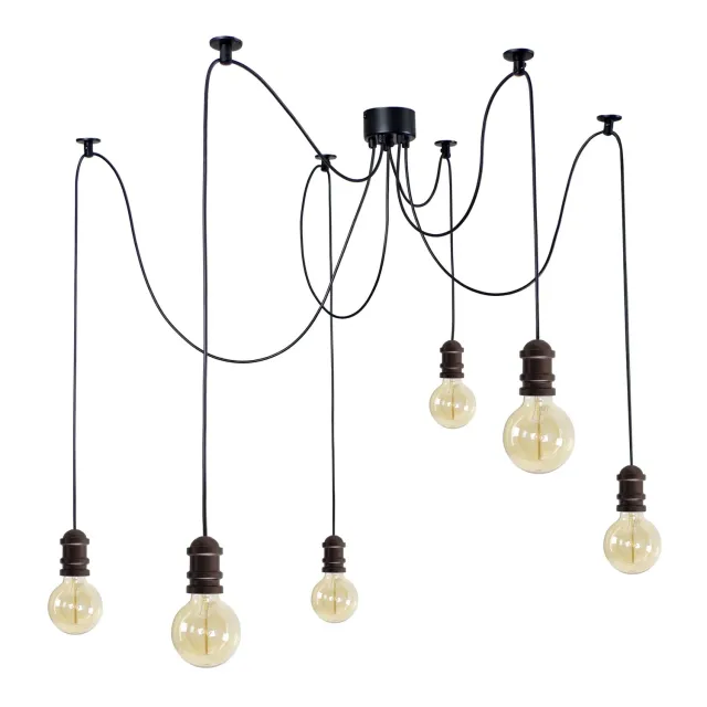 Tosel Norwich lampadario grappolo bronzo 6 luci E27