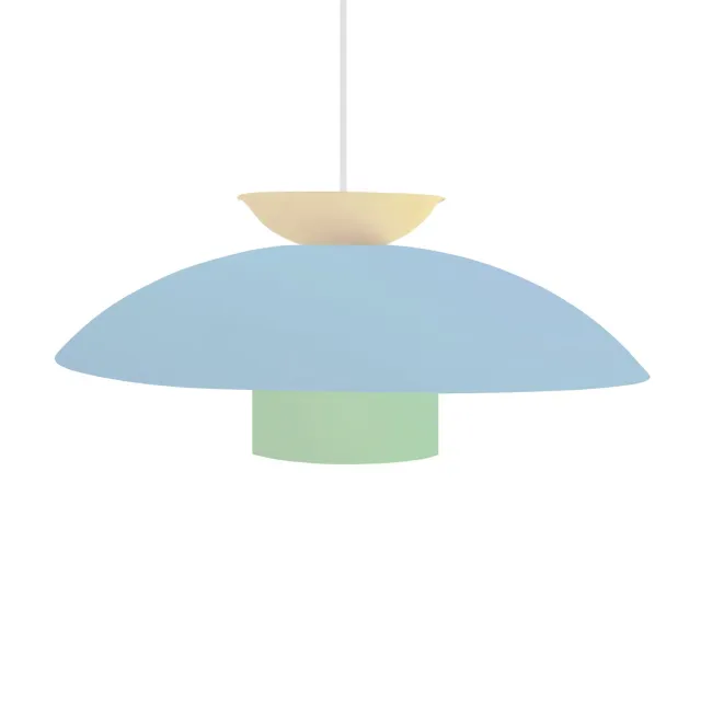 Tosel Greta sospensione arancione 40 cm cupola