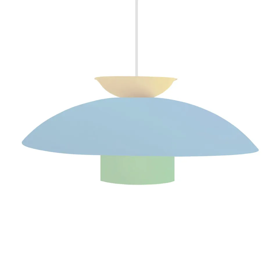 Tosel Greta sospensione arancione 40 cm cupola