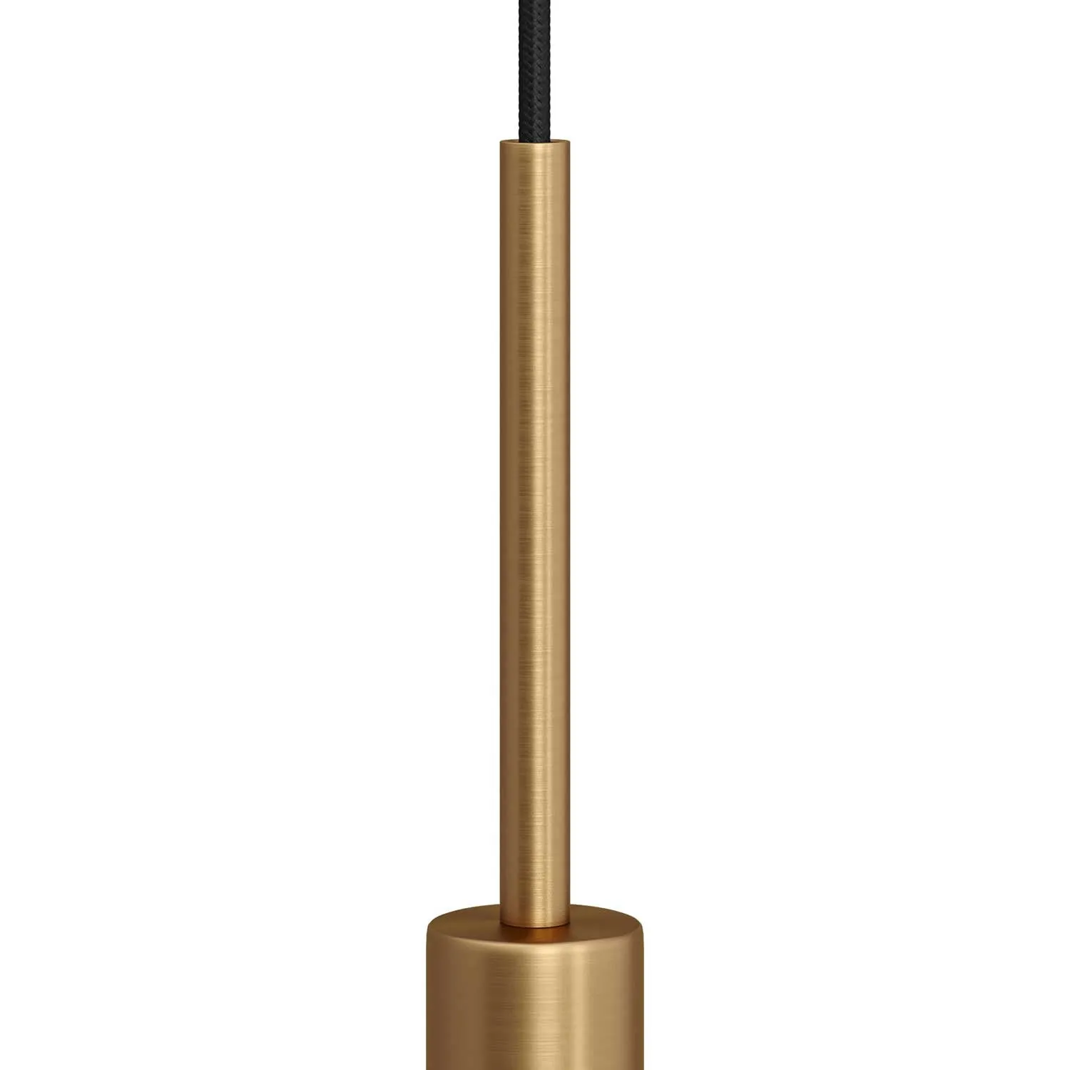 Creative Cables pressacavo cilindrico metallo bronzo satinato 15 cm