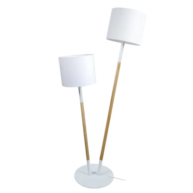 Tosel Tandem piantana naturale-bianco 50x163 cm