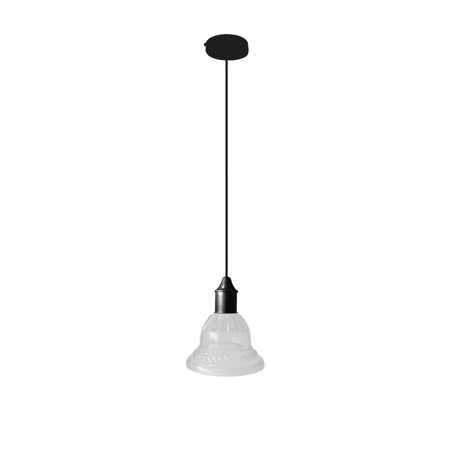Tosel PUGLIA Sospensione Vetro 27x100 cm Trasparente