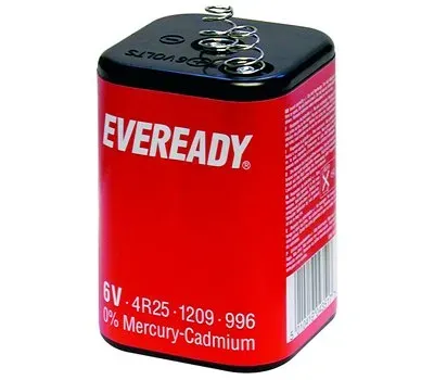 Eveready Batteria Lanterna 996 6V 4R25 Confezione 1 Pezzo
