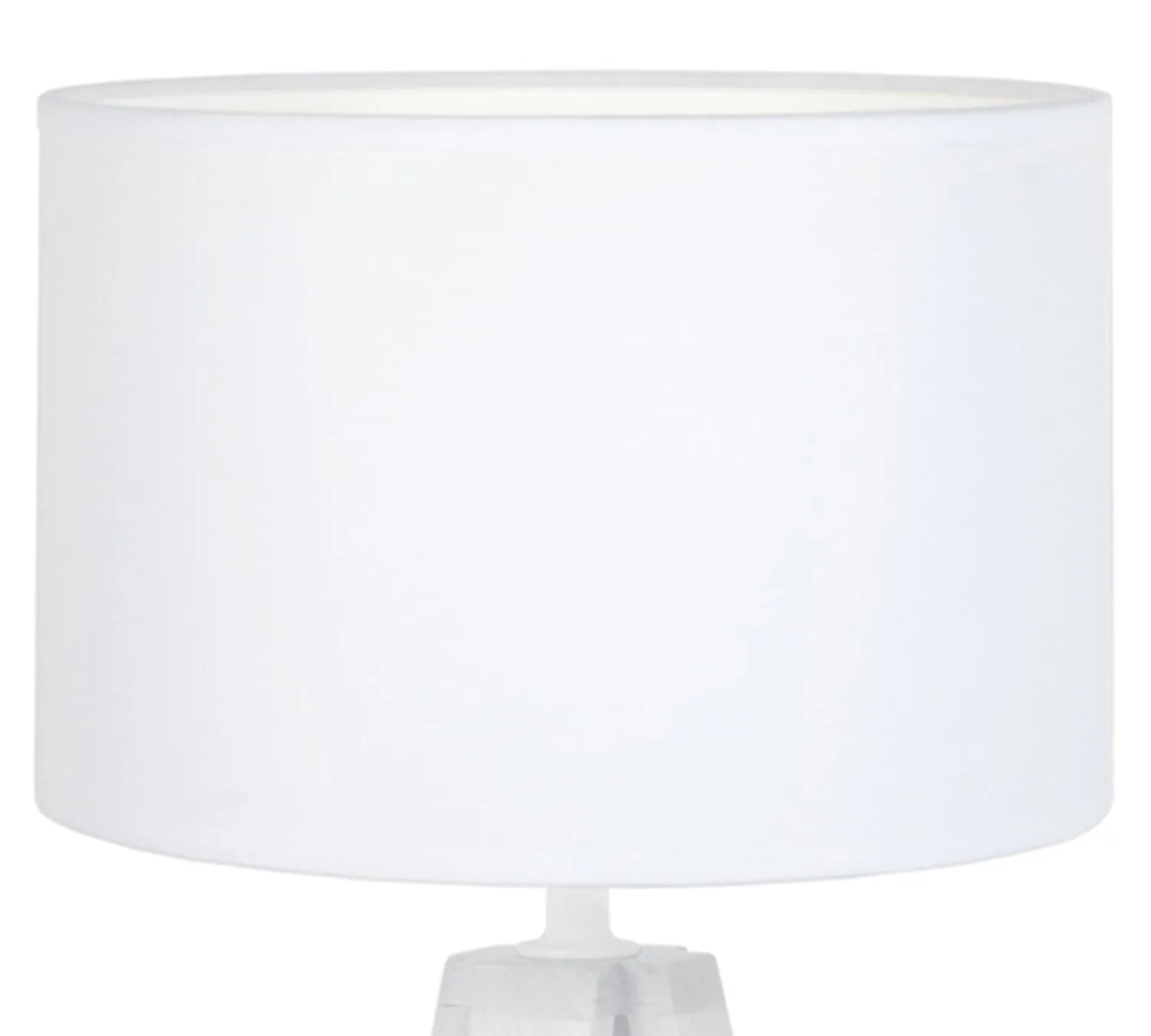 Tosel Linkoping lampada tavolo 50 cm naturale bianco