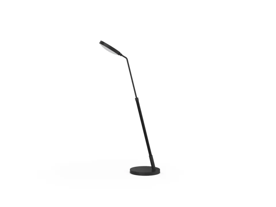 Penta Spoon tavolo nero cuoio 3000K