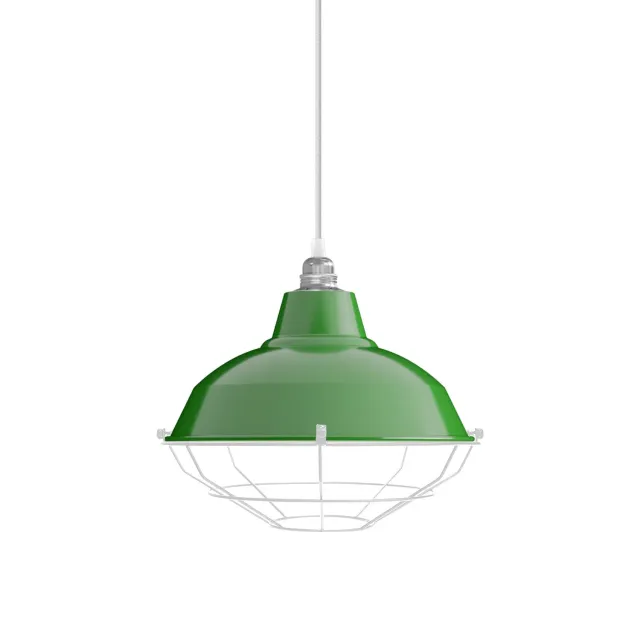 Creative Cables Bistrot paralume con gabbia verde