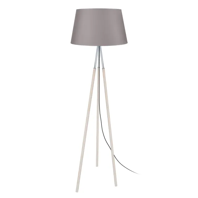 Tosel Goteborg piantana treppiede naturale bianco 160 cm