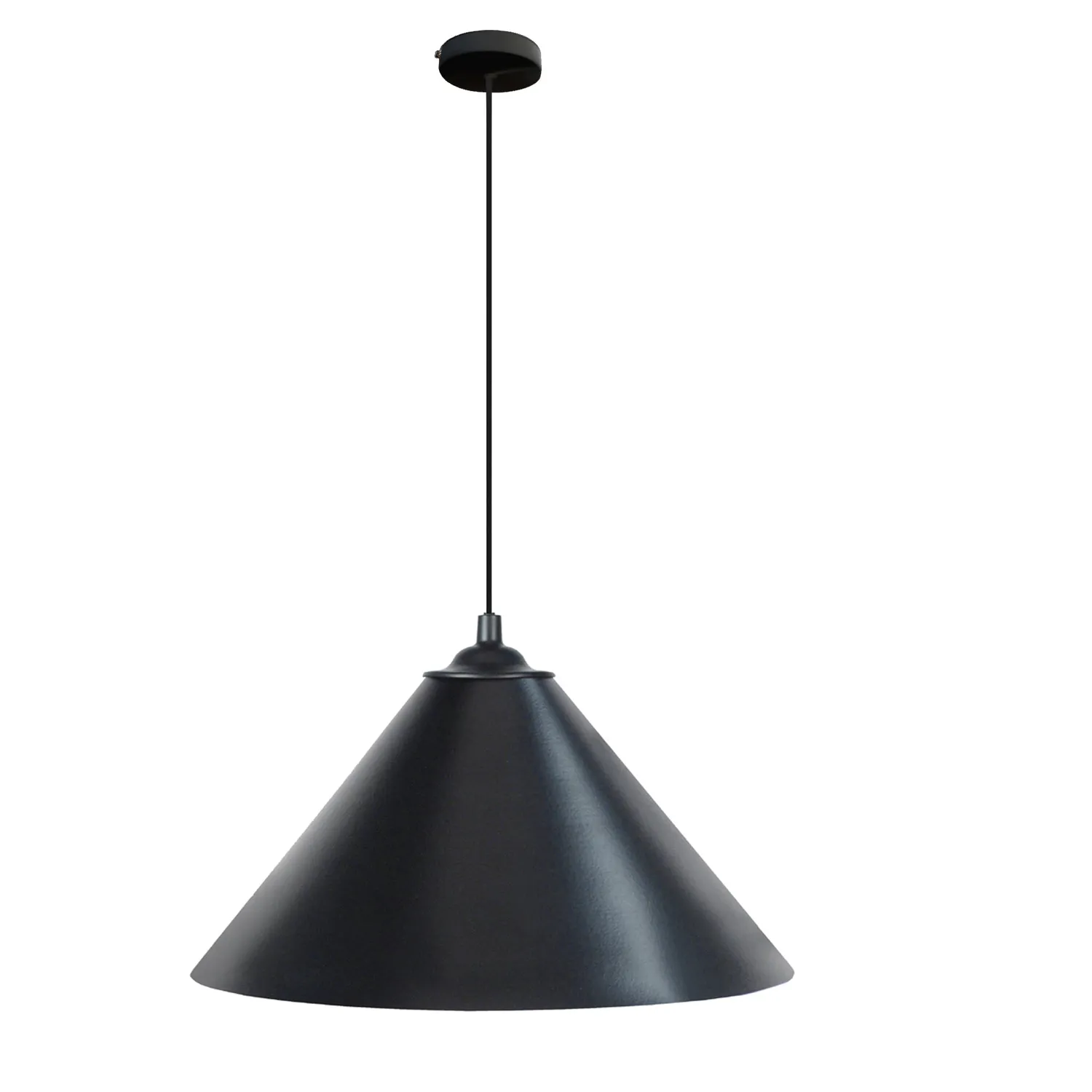 Tosel Kone lampada a sospensione 24x100 cm conica