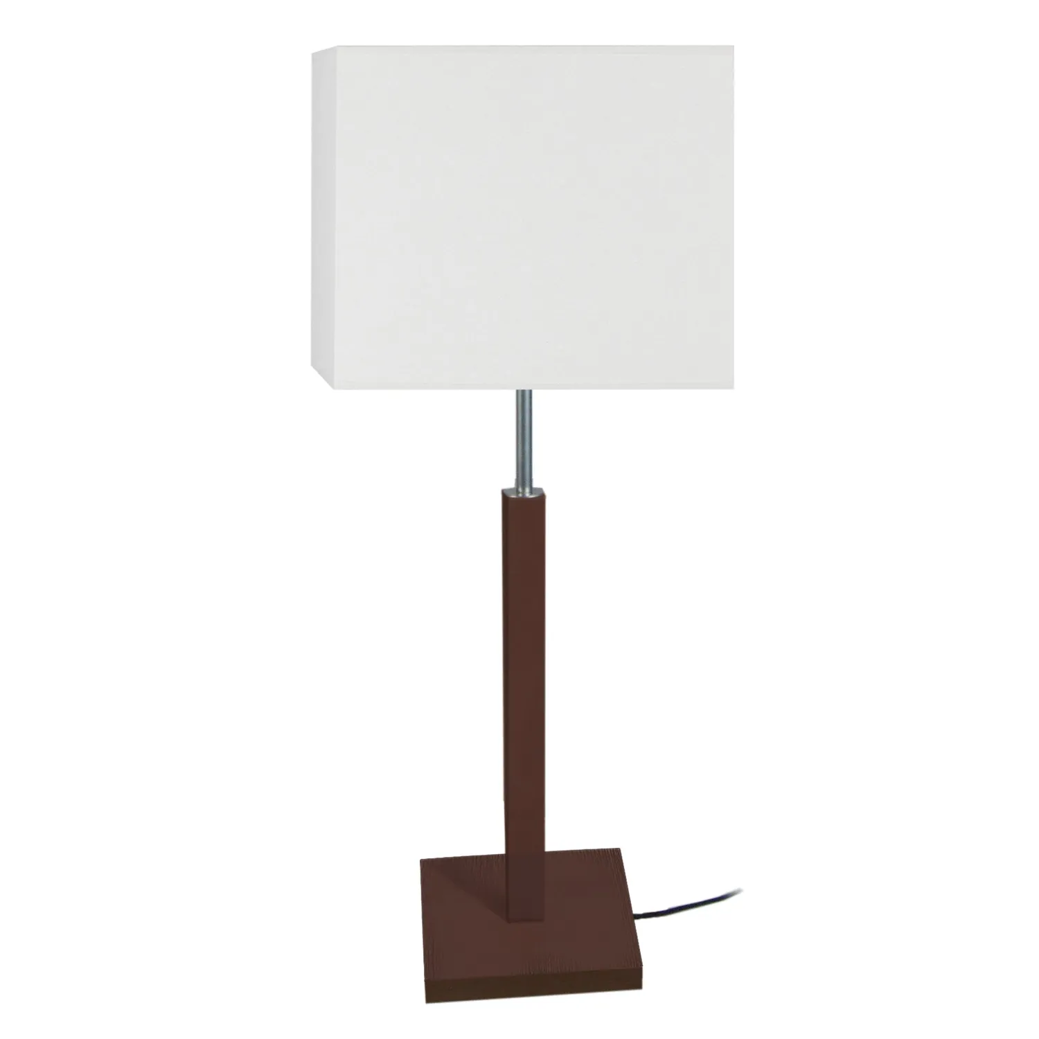 Tosel Frigga lampada tavolo legno naturale bianco 20x51 cm