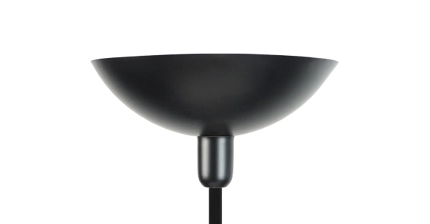 Tosel Demi Lune piantana 30x181cm bianco avorio uplight