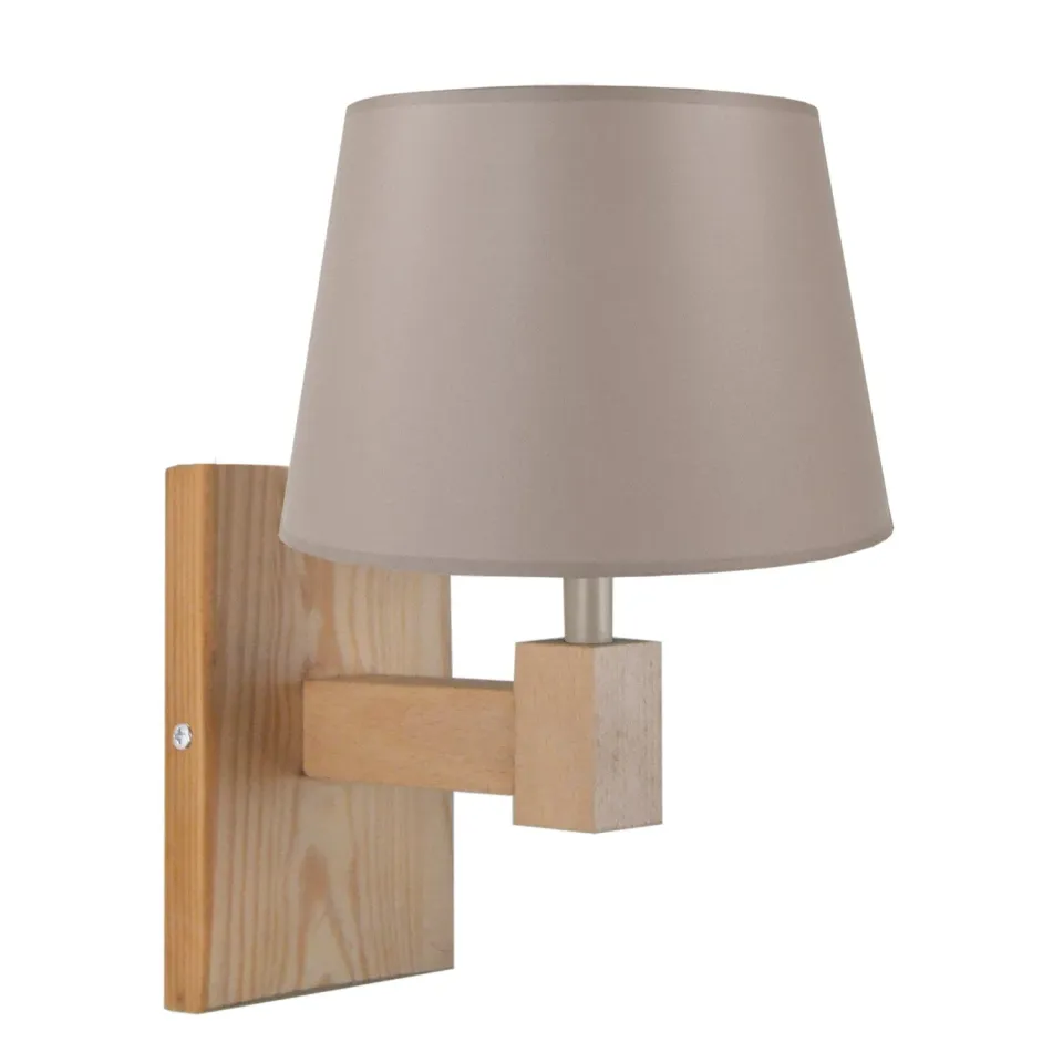 Tosel HOD B applique da parete legno bianco naturale