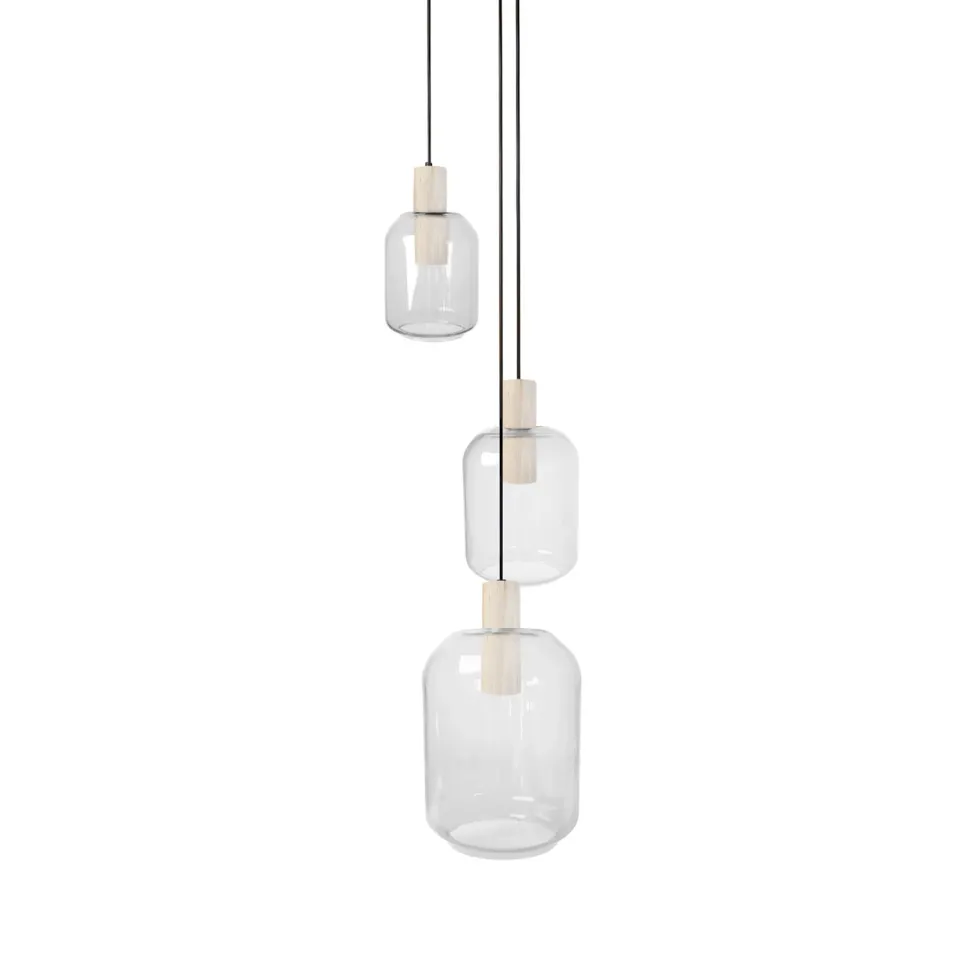 Tosel SVALBARD SMALL lampadario 3 luci E27 tondo