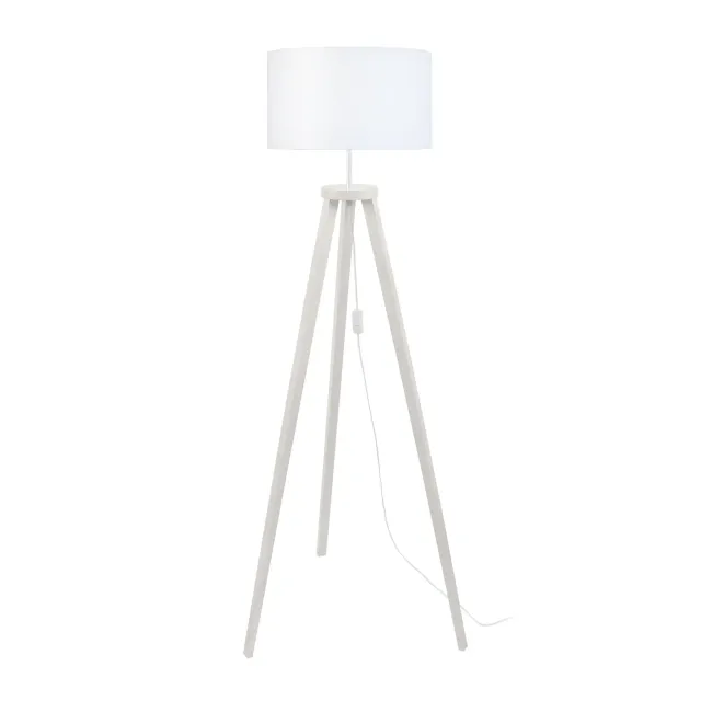 Tosel Malmo Piantana Treppiede 40x152 cm Bianca