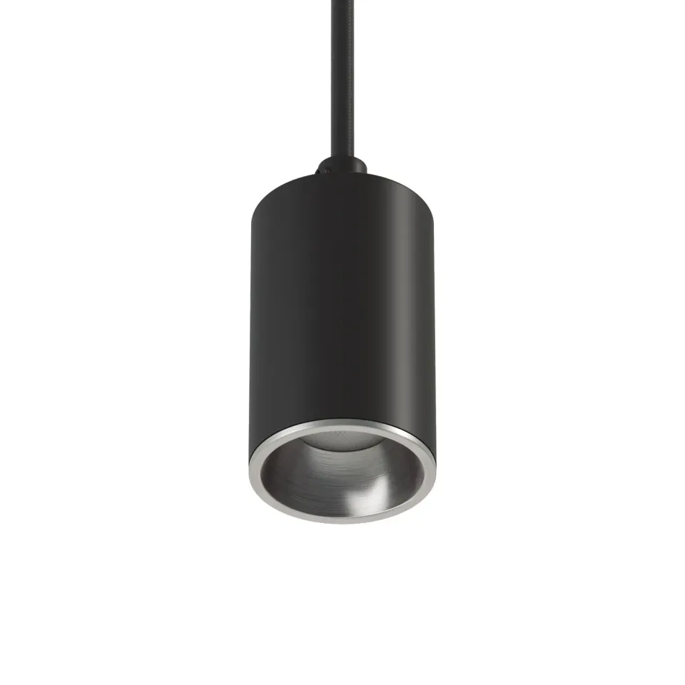 Creative Cables Bispot faretto GU10 nero titanio LED 8W