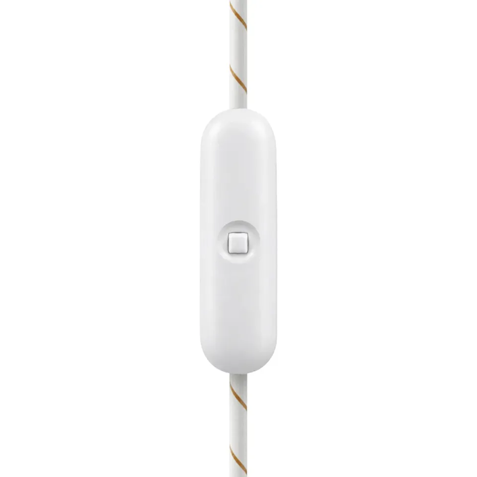 Creative Cables dimmer Castiglioni lampada tavolo bianco