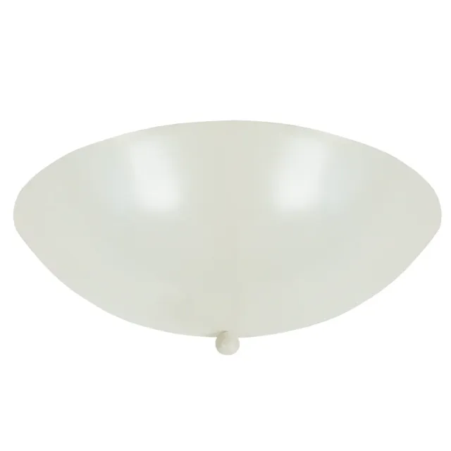 Tosel Demi Lune Applique 28x9 cm Avorio