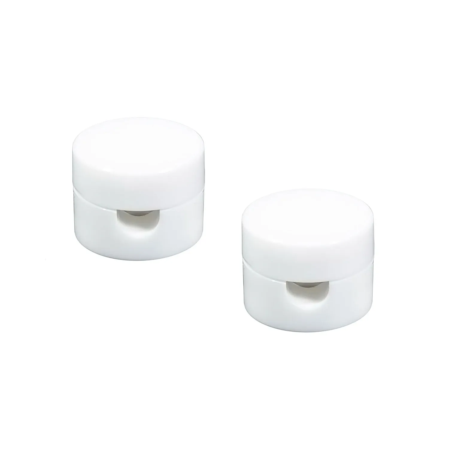 Creative Cables fermacavo parete bianco 2 pezzi cavo tessuto