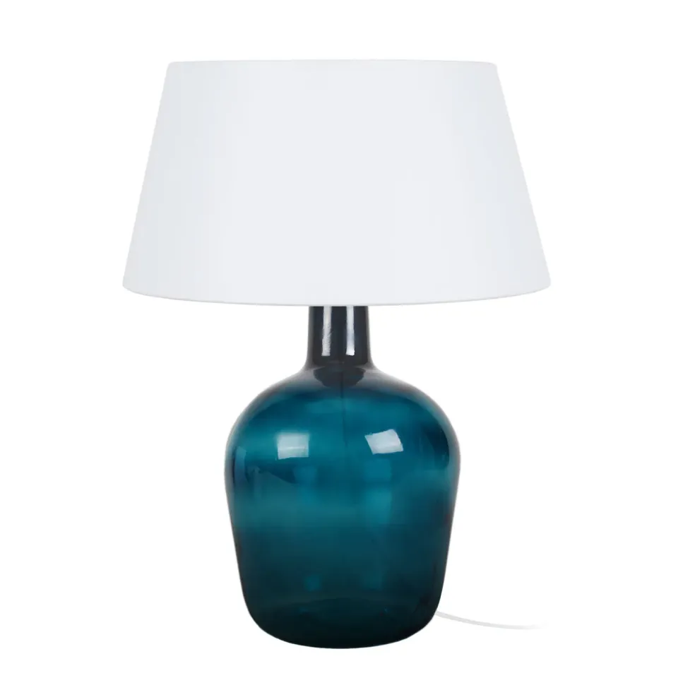 Tosel Bordeaux lampada da tavolo vetro fumé 35x50 cm