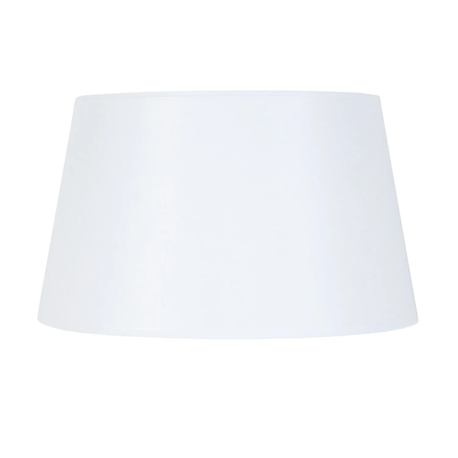 Tosel Tambour 50 paralume bianco tessuto 50x30cm
