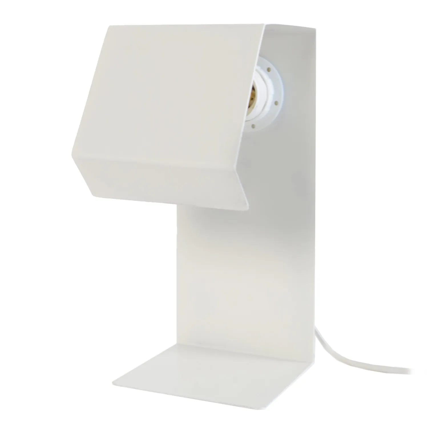 Tosel Eureka lampada comodino metallo avorio 24 cm