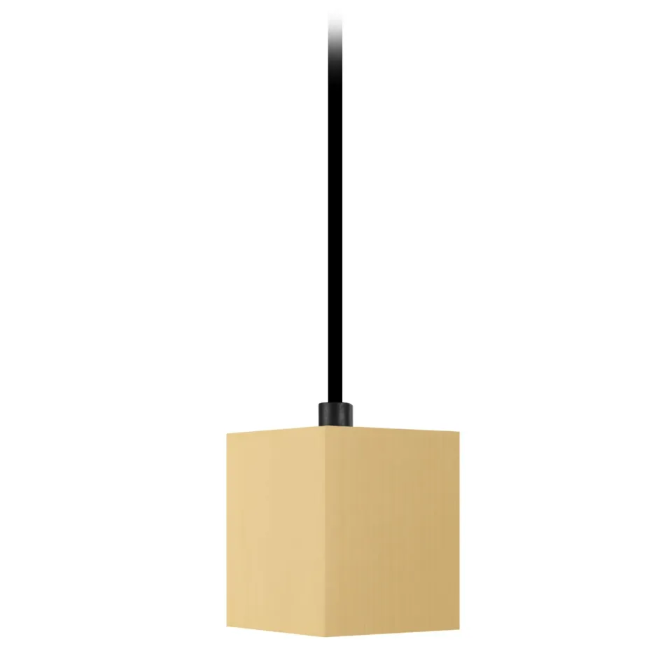 Tosel Lian sospensione legno naturale 100cm cubo E27