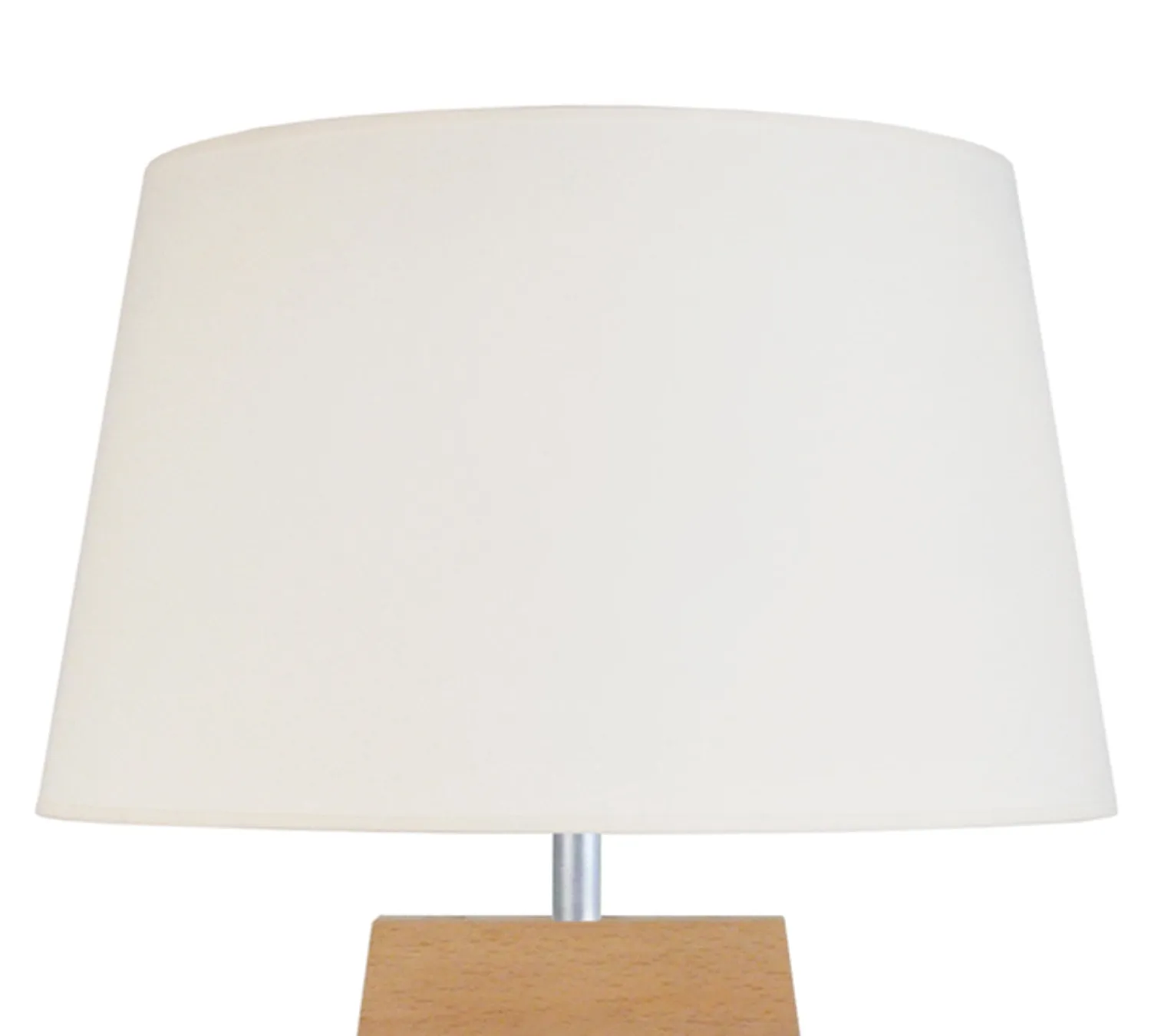 Tosel Vili lampada comodino naturale ecrù 30x54 cm