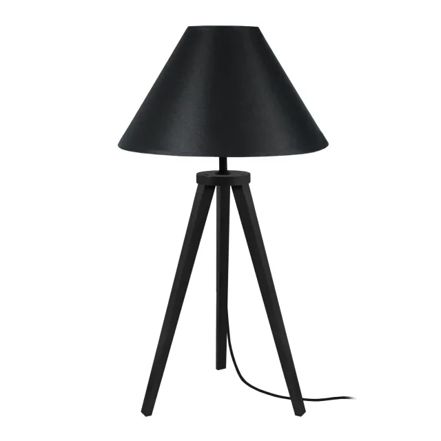 Tosel Malmo Lampada da Tavolo Treppiede Naturale 30x56cm