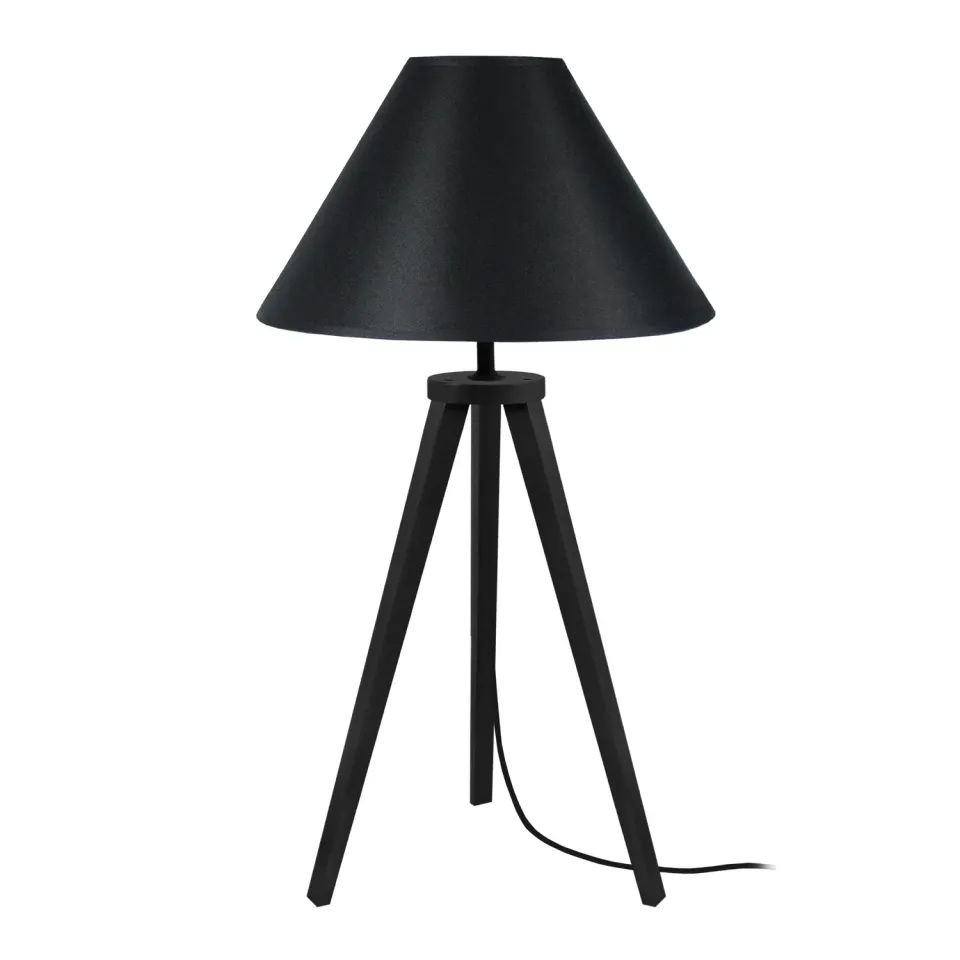 Tosel Malmo Lampada da Tavolo Treppiede Naturale 30x56cm