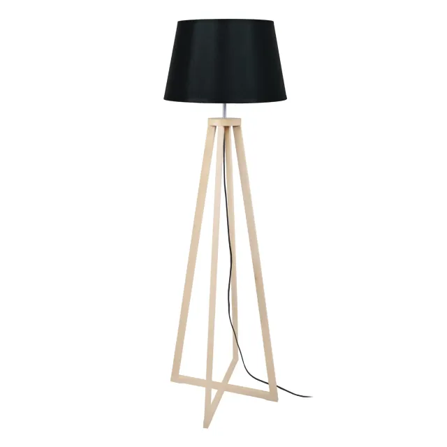 Tosel Skara piantana legno naturale bianco 162 cm