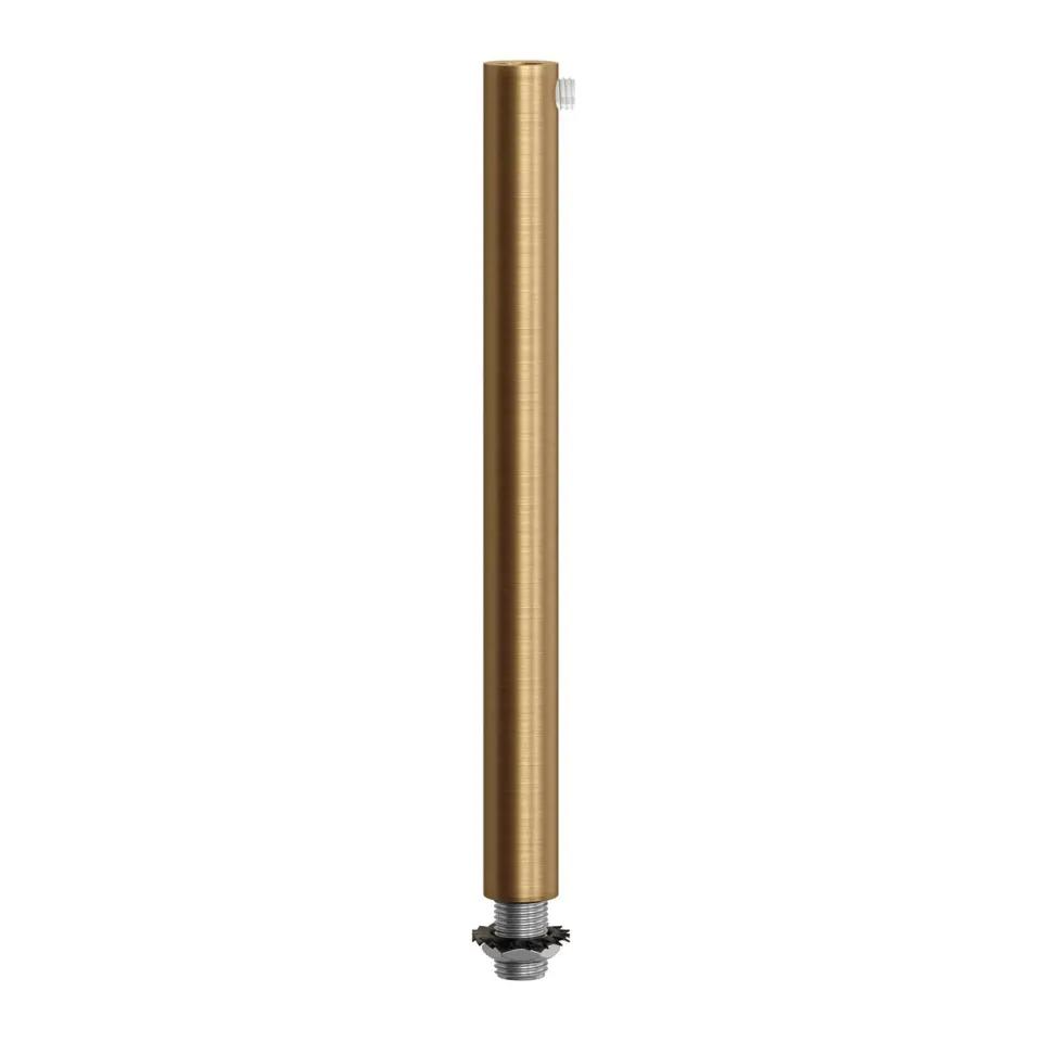 Creative Cables pressacavo cilindrico metallo bronzo satinato 15 cm