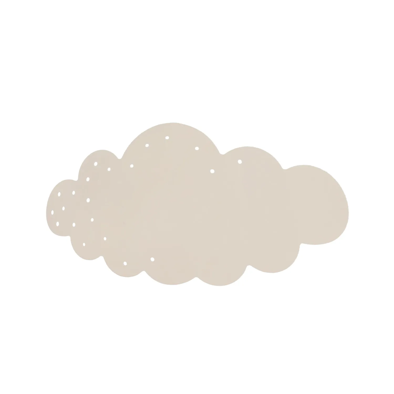 Tosel Nuage Applique Nuvola Bianca 34x9 cm Metallo