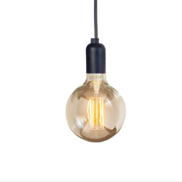 Tosel Krake lampadario nero 5 luci metallo