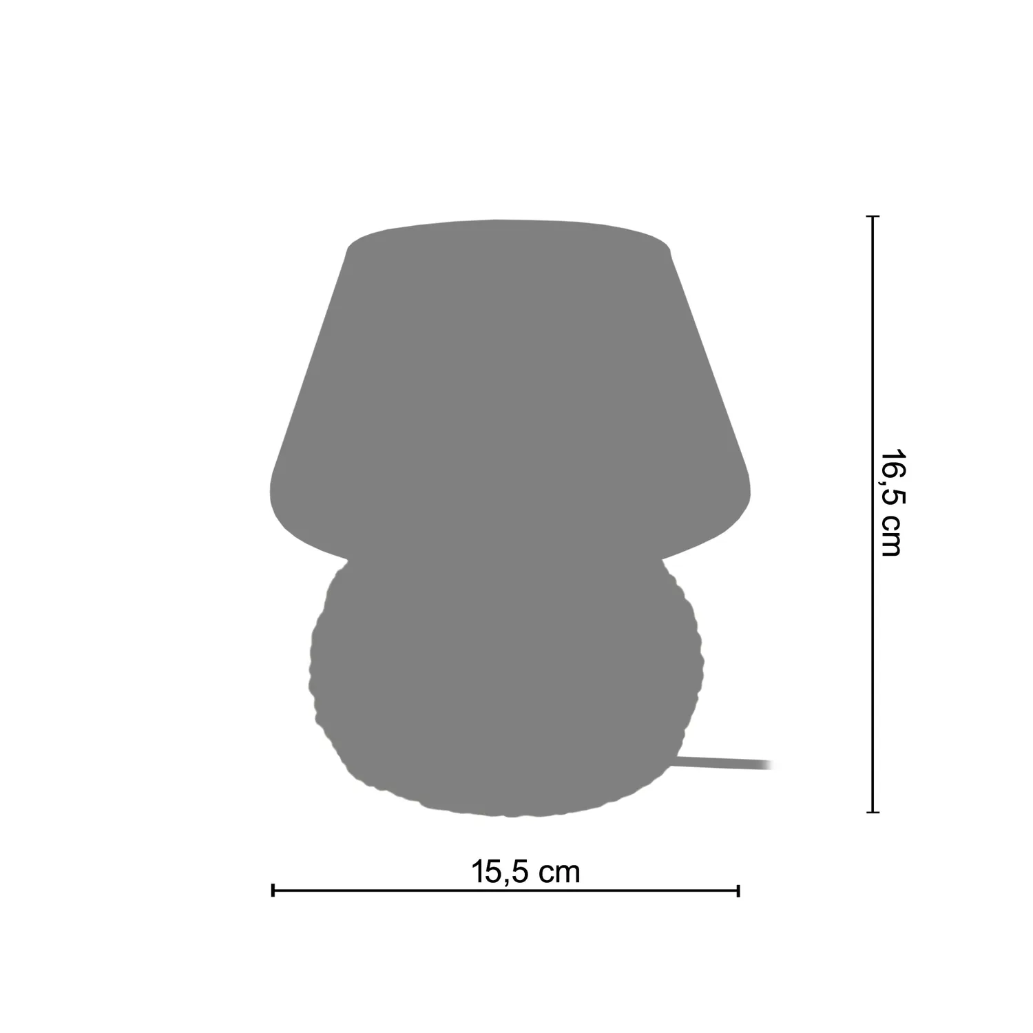 Tosel Petit Champignon Lampada Fungo Vetro 15 cm E14