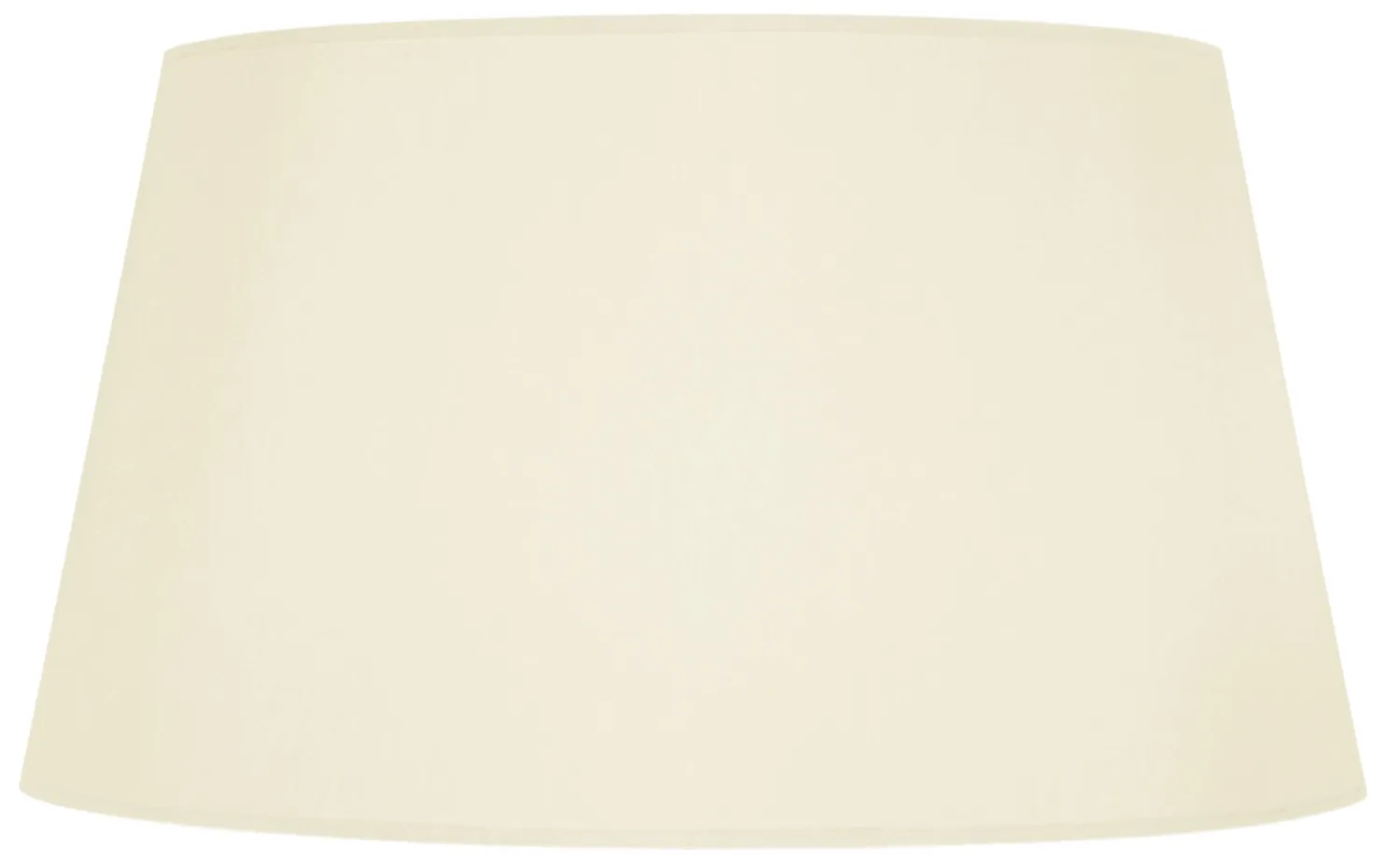 Tosel Tambour paralume tessuto bianco 45x27 cm