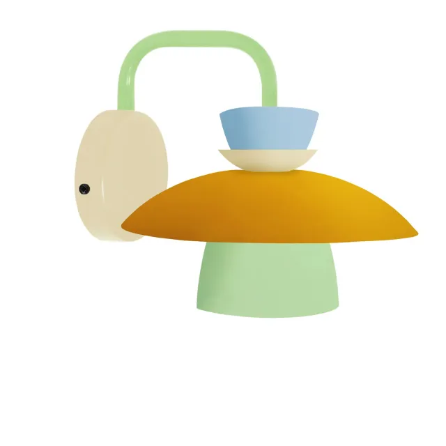 Tosel Fridda applique beige 40x26 cm metallo globo