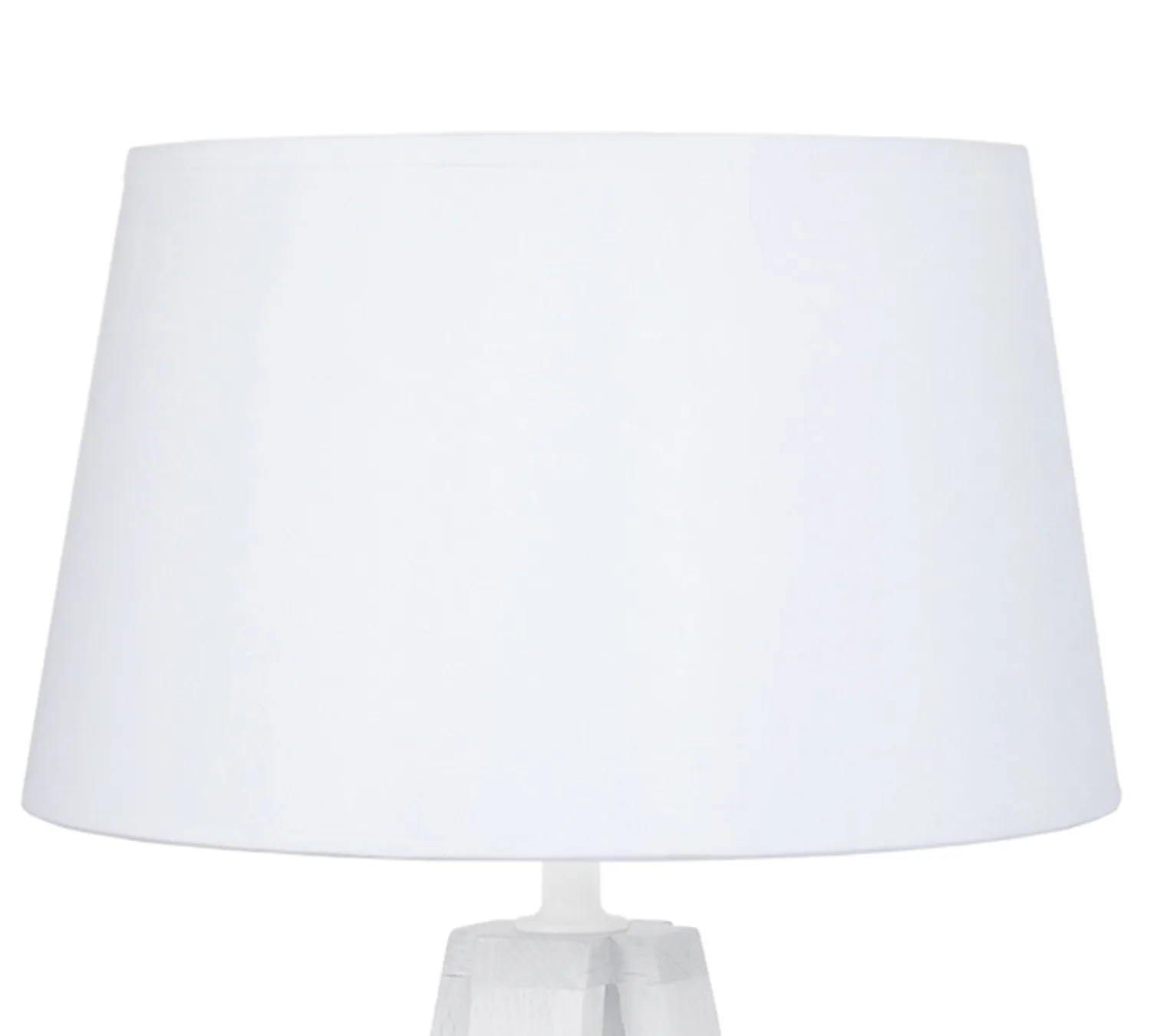 Tosel Linkoping lampada tavolo legno bianco 51 cm E14