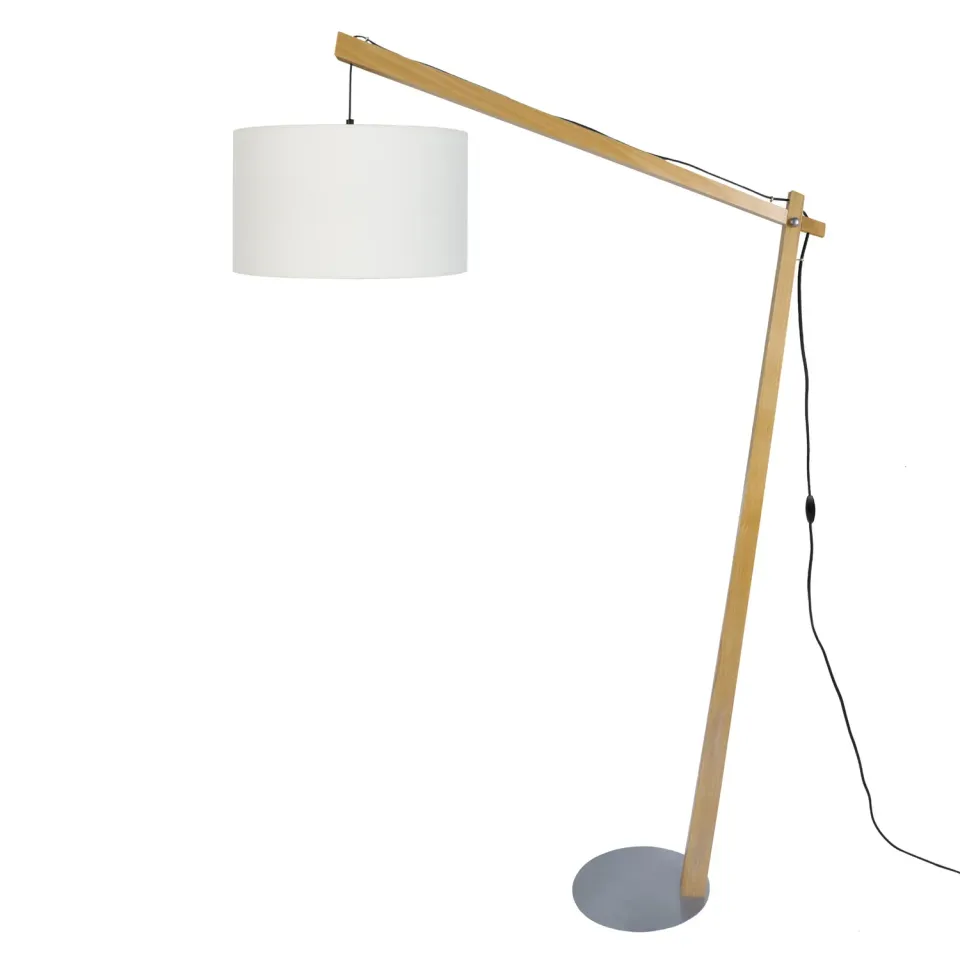 Tosel Belfort Cylinder piantana legno naturale ecrù 40x165 cm