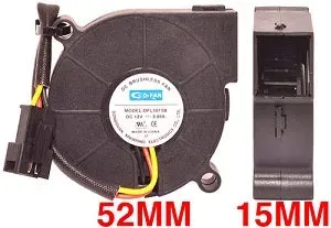 American DJ Focus Spot 4Z ventola DFL5015B DC12V originale