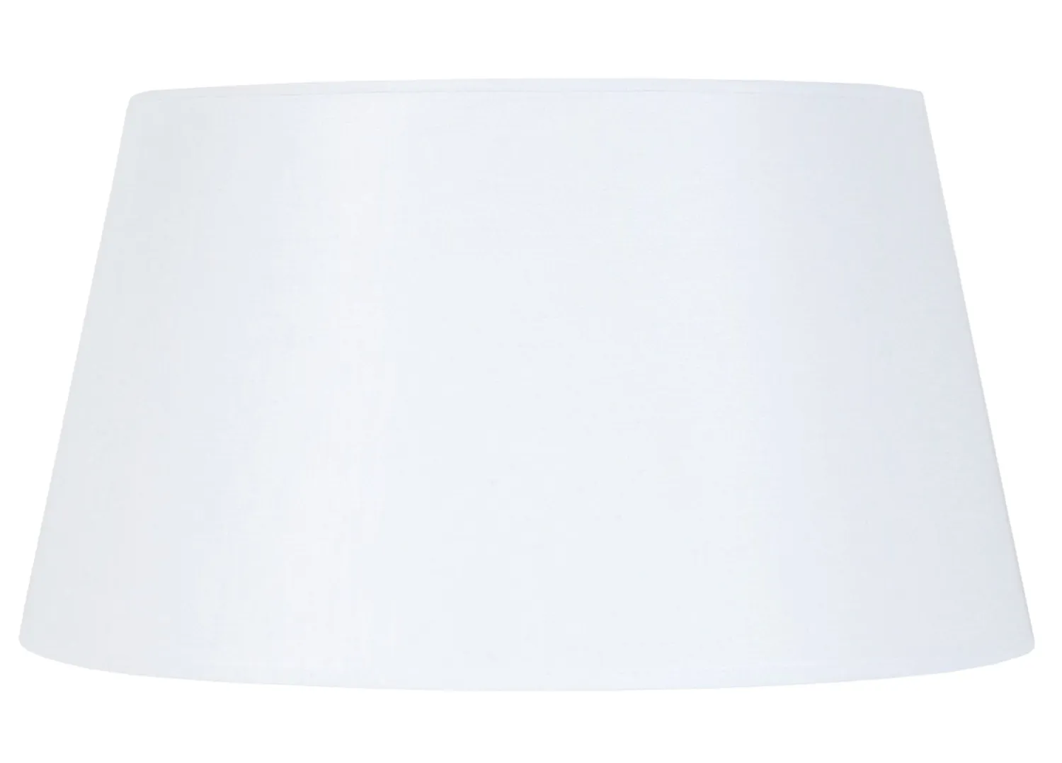 Tosel Tambour 35 paralume tessuto 35x20 cm bianco