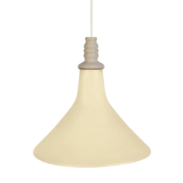 Tosel Nicodemos sospensione ceramica 26 cm nera E27