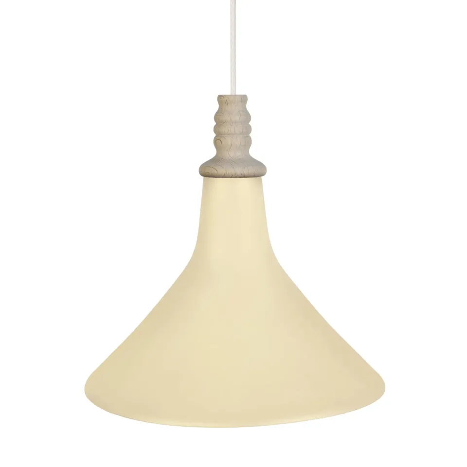Tosel Nicodemos sospensione ceramica 26 cm nera E27