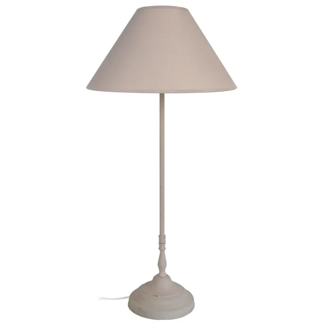 Tosel Saint Gimmer Lampada da Tavolo 25x47 cm Bianca