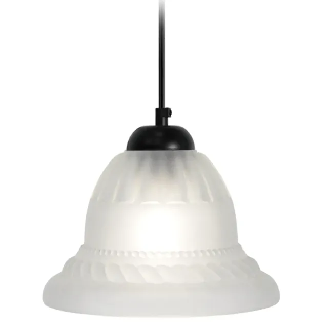 Tosel Classic sospensione vetro campana satinata 17x100cm