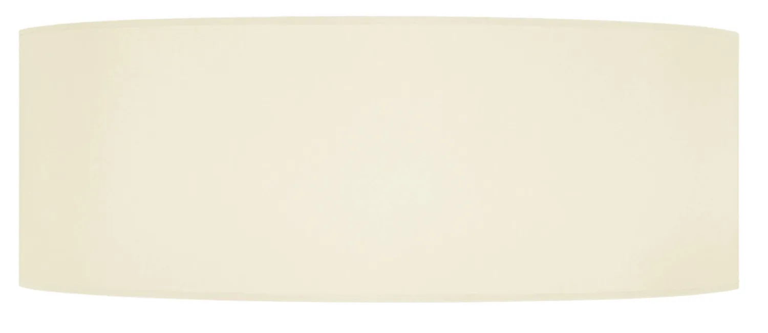 Tosel Paralume Cilindrico Tessuto 60x20cm Bianco