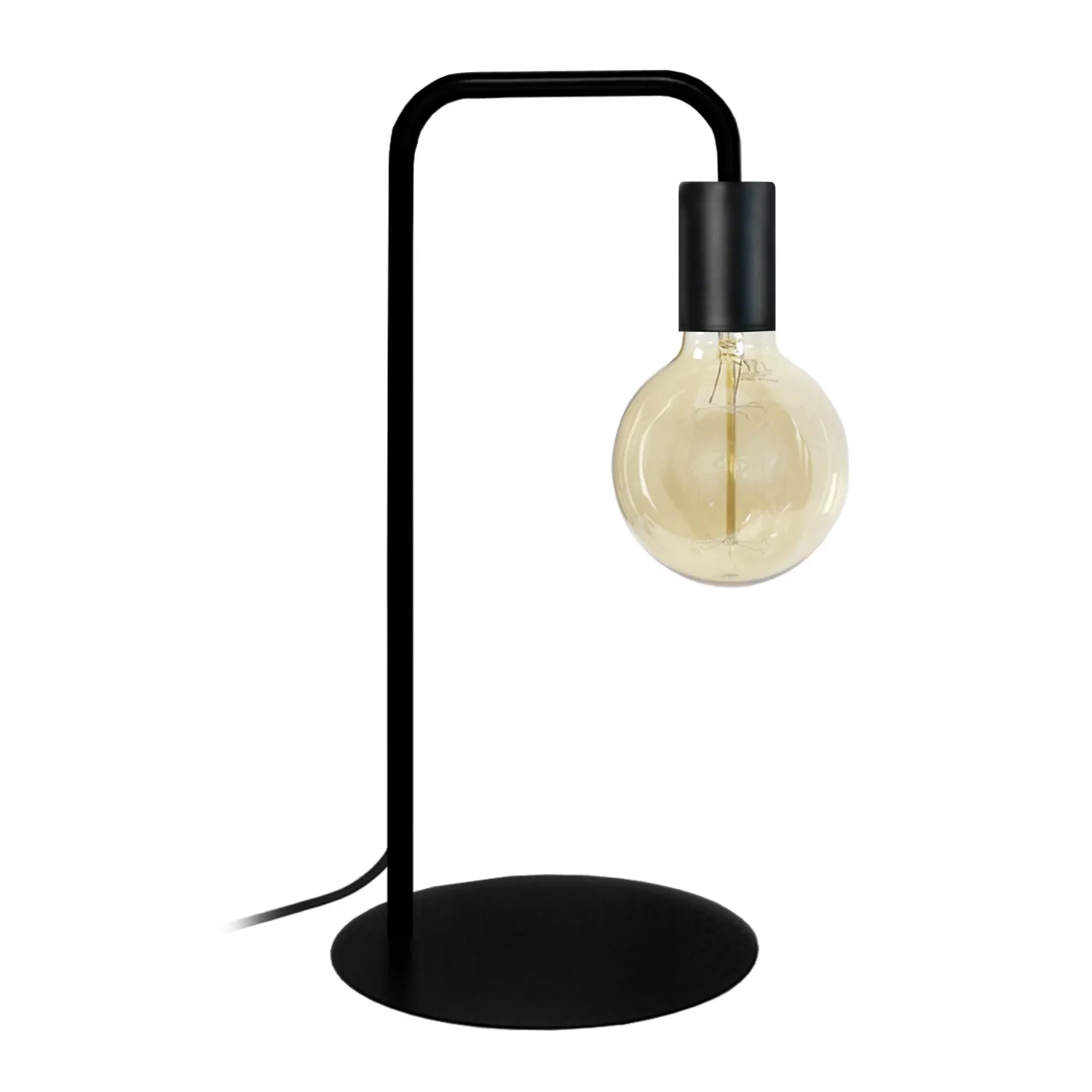 Tosel Norwich lampada da tavolo ad arco bronzo 18x45cm