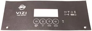 American DJ Vizi Led Spot decal frontale