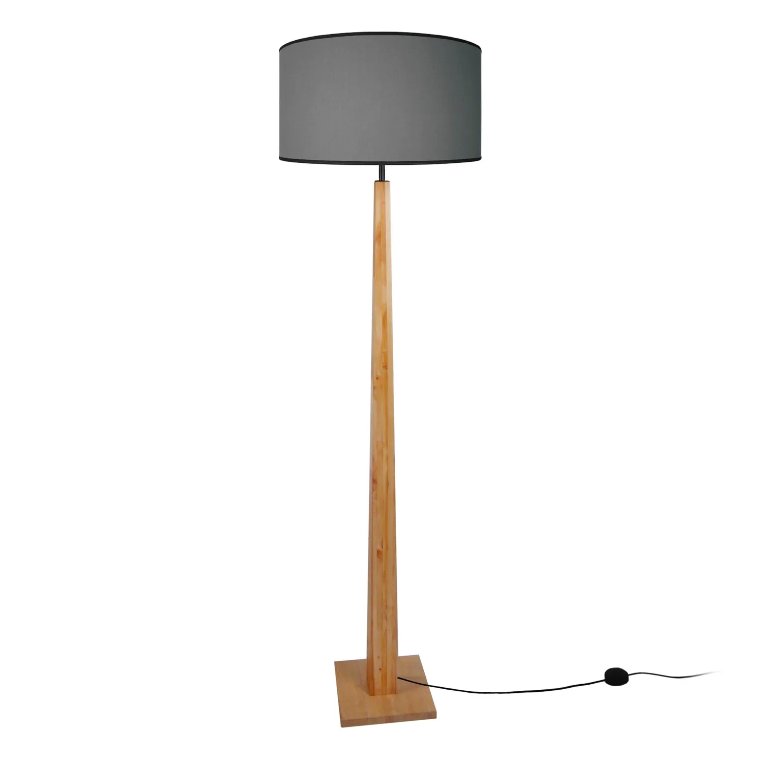 Tosel Nidra piantana legno naturale verde 156 cm E27