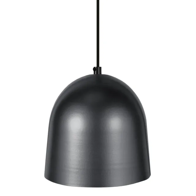Tosel Eliot Cloche sospensione 17x100cm nera